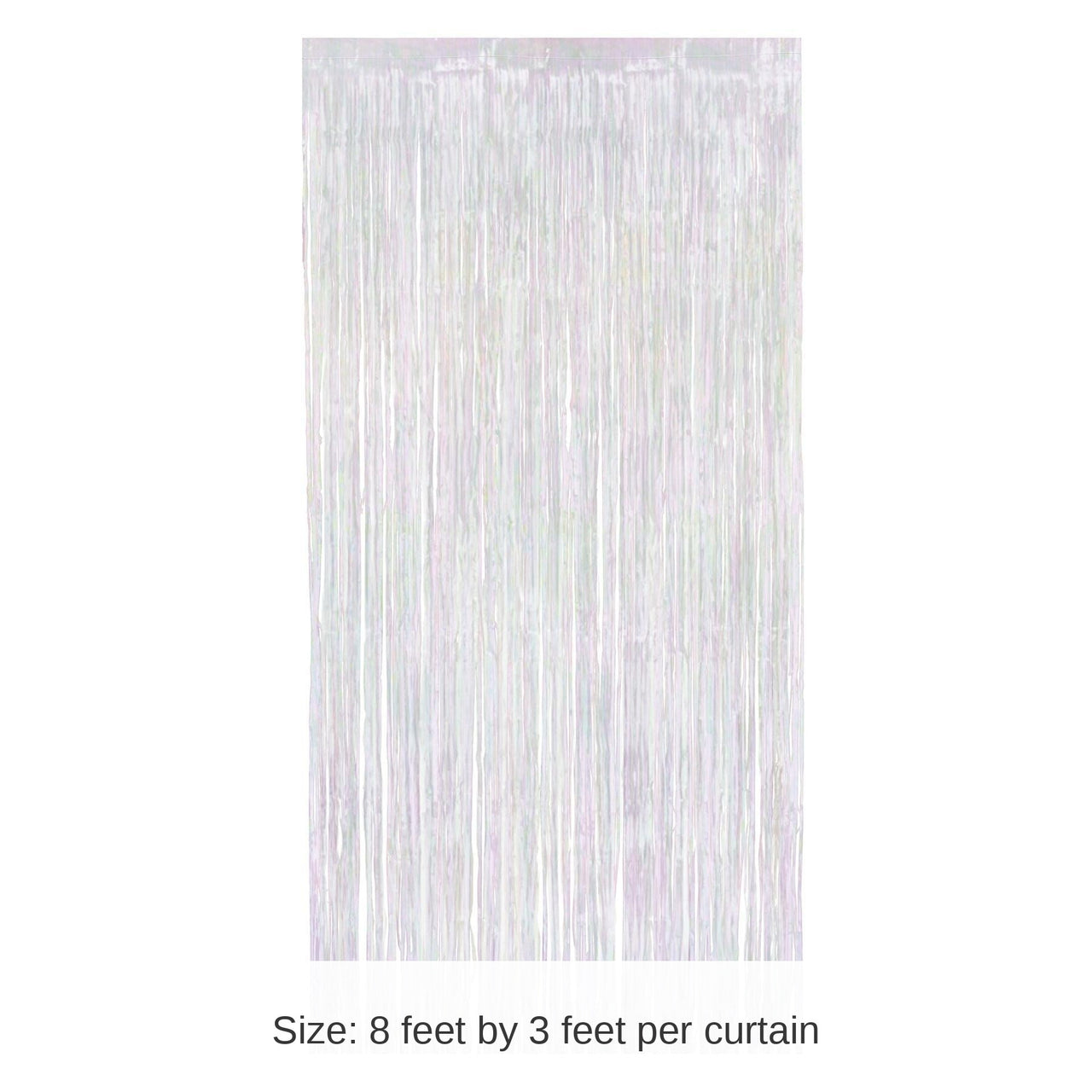 6 Pack Bulk 1-Ply Party Gleam 'N Curtain - opalescent