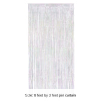 6 Pack Bulk 1-Ply Party Gleam 'N Curtain - opalescent