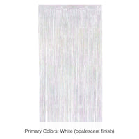 6 Pack Bulk 1-Ply Party Gleam 'N Curtain - opalescent