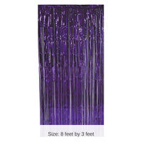 6 Pack Bulk 1-Ply Party Gleam 'N Curtain - purple