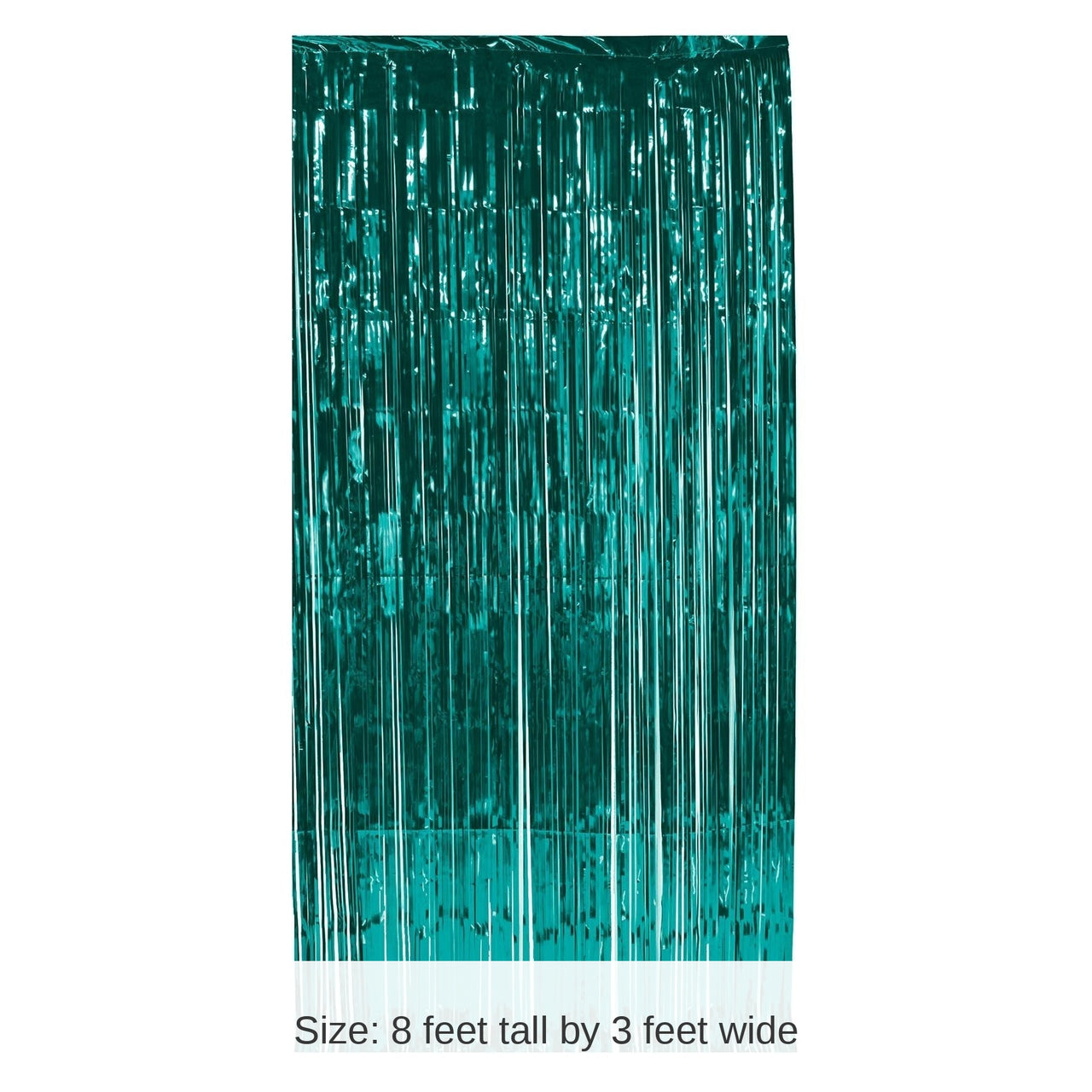 6 Pack Bulk 1-Ply Gleam 'N Party Curtain - turquoise