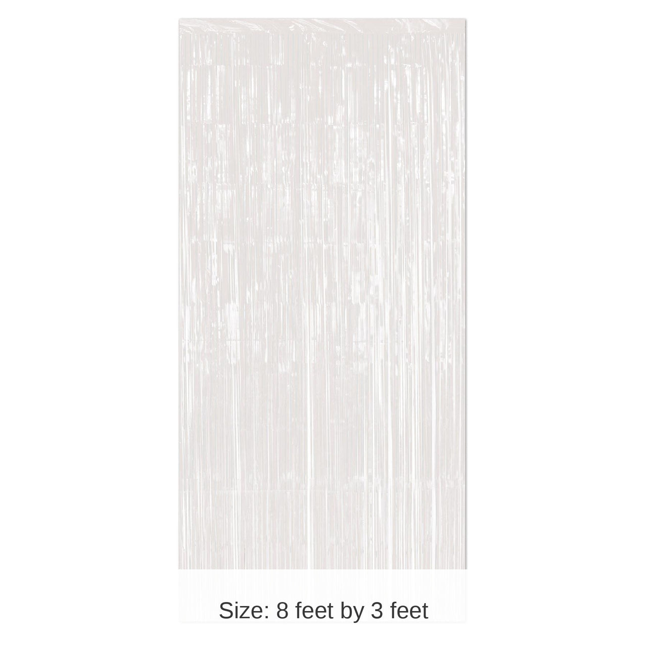 6 Pack Bulk 1-Ply Party Gleam 'N Curtain - white