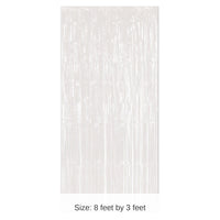 6 Pack Bulk 1-Ply Party Gleam 'N Curtain - white