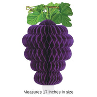 12 Pack Bulk Tissue Grape Cluster Party Decoration