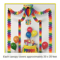6 Pack Bulk Happy Birthday Party Canopy