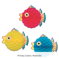 12 Pack Bulk Luau Party Tissue Bubble Fish