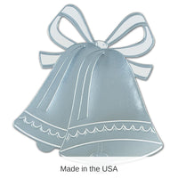 24 Pack Bulk Foil Wedding Bell Silhouette