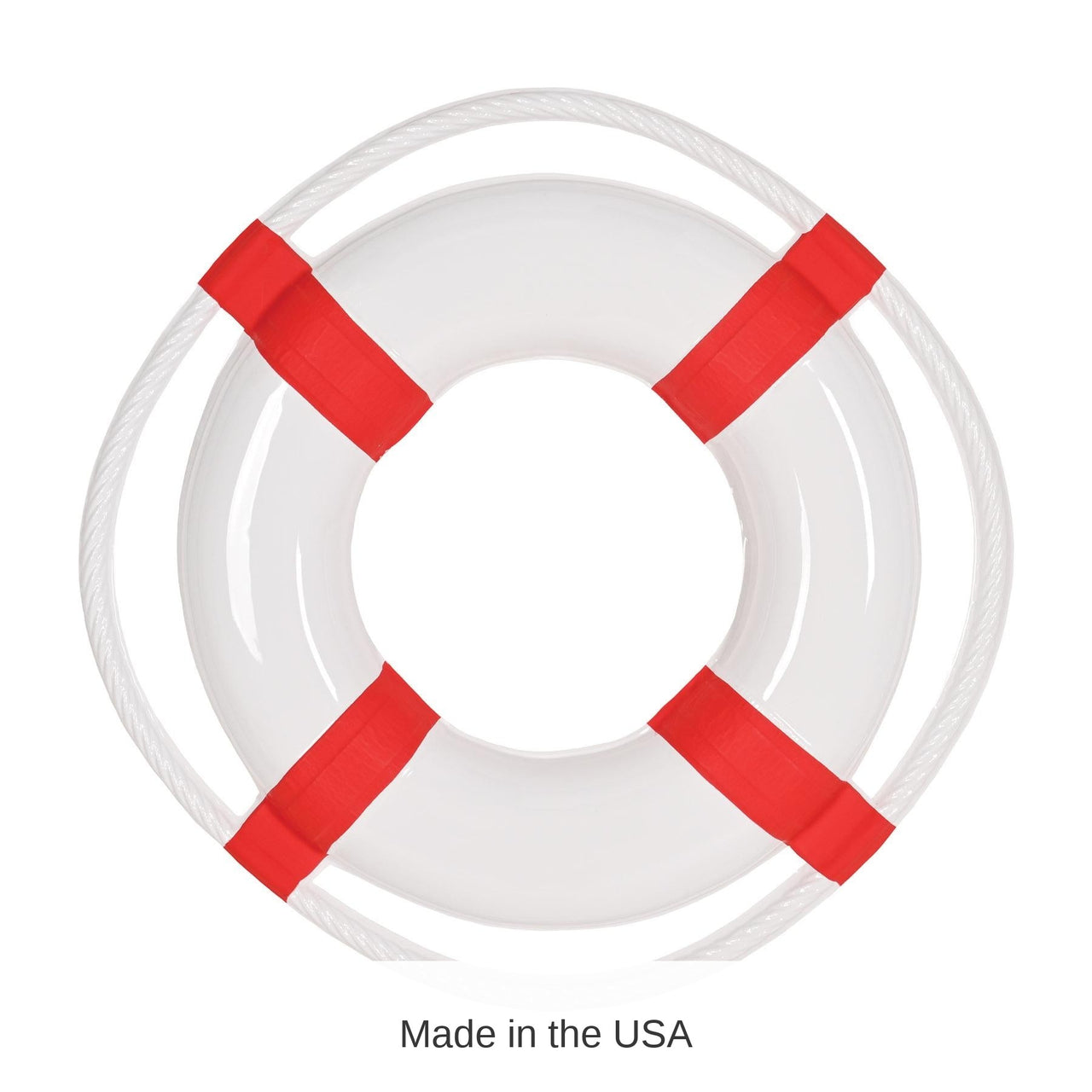 24 Pack Bulk Nautical Party Plastic Life Preserver 1 Sided