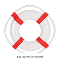 24 Pack Bulk Nautical Party Plastic Life Preserver 1 Sided