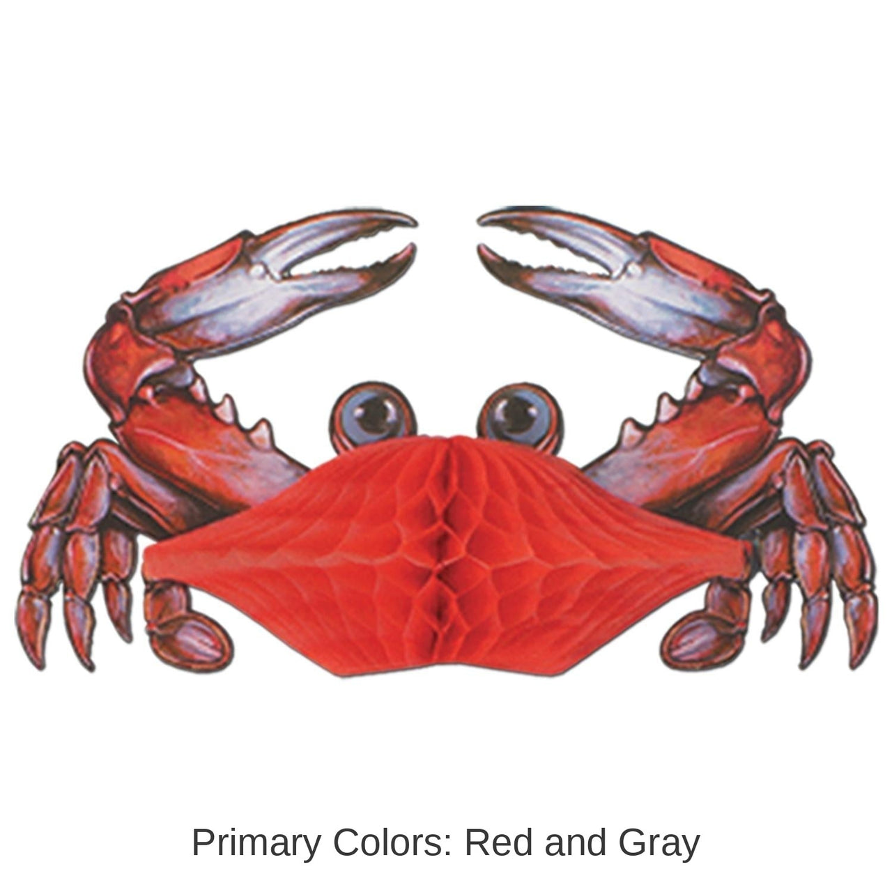 12 Pack Bulk Luau Party Tissue Crab