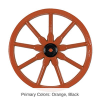 24 Pack Bulk Western Party Plastic Wagon Wheel