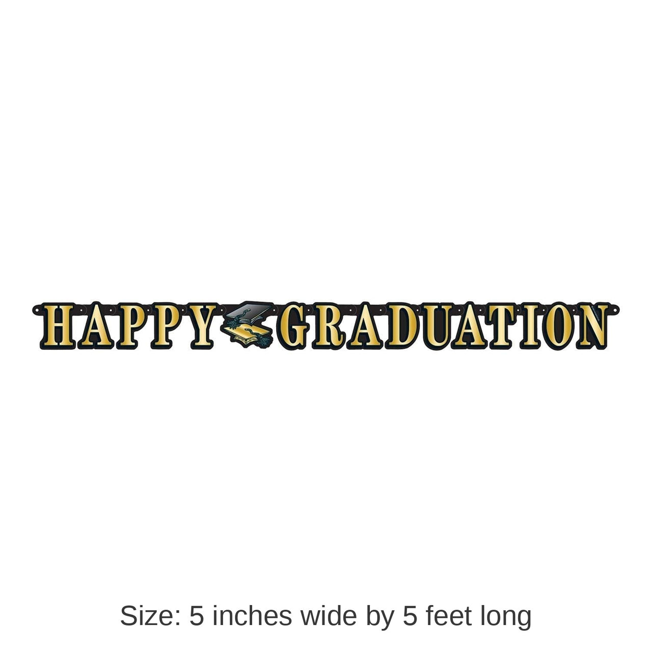 12 Pack Bulk Happy Graduation Party Streamer