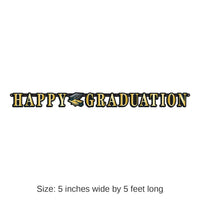 12 Pack Bulk Happy Graduation Party Streamer