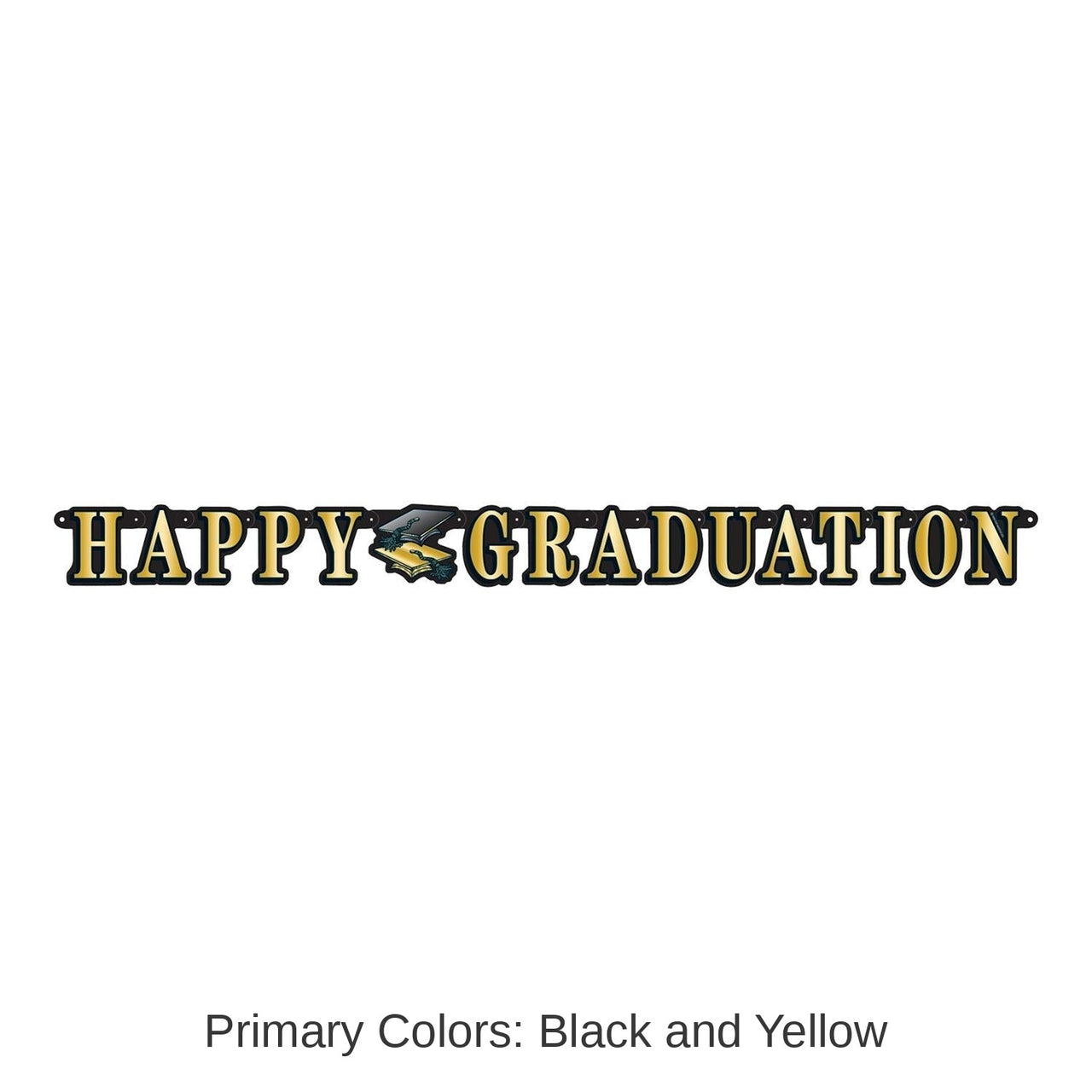 12 Pack Bulk Happy Graduation Party Streamer