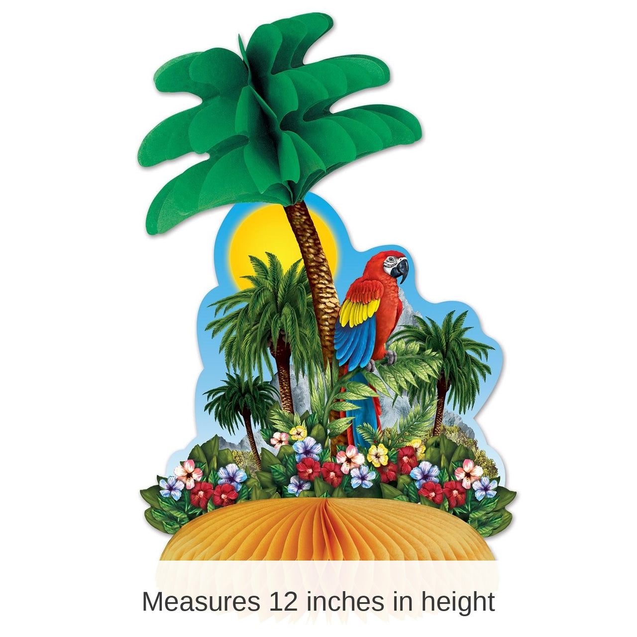 12 Pack Bulk Luau Party Tropical Island Centerpiece