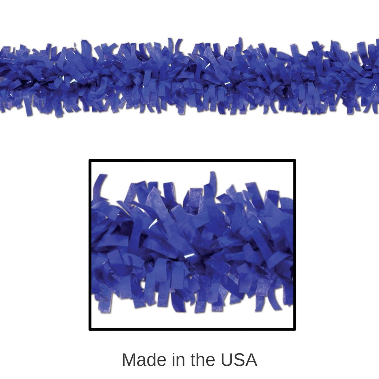 24 Pack Bulk Tissue Party Festooning - blue