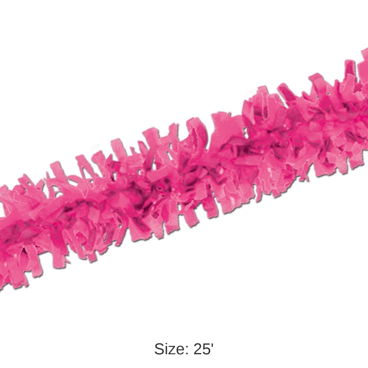 24 Pack Bulk Tissue Party Festooning - cerise