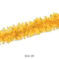 24 Pack Bulk Tissue Party Festooning - golden-yellow