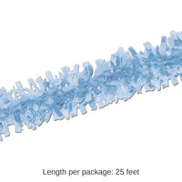 24 Pack Bulk Tissue Party Festooning - Light blue