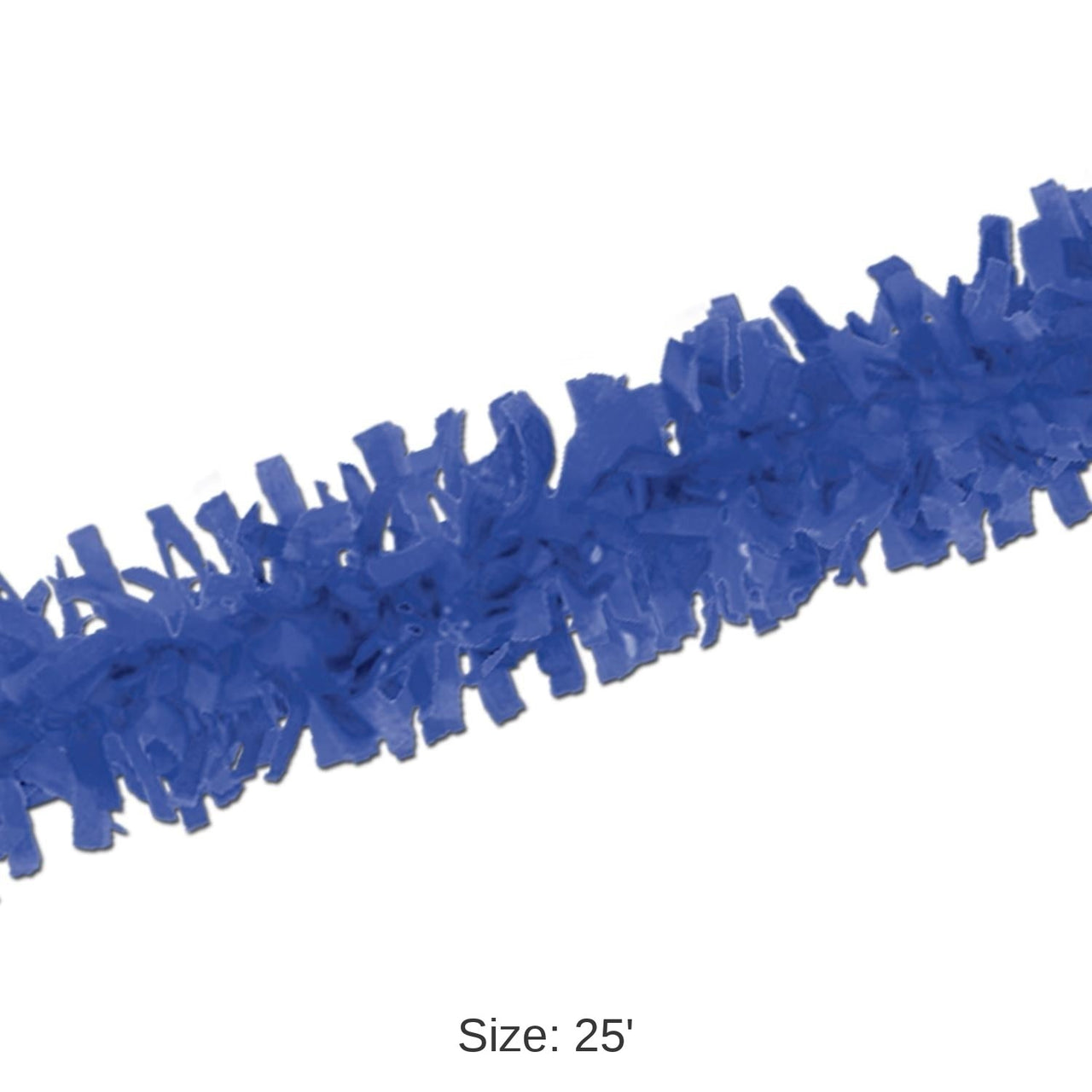 24 Pack Bulk Tissue Party Festooning - medium blue