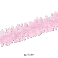 24 Pack Bulk Tissue Party Festooning - pink