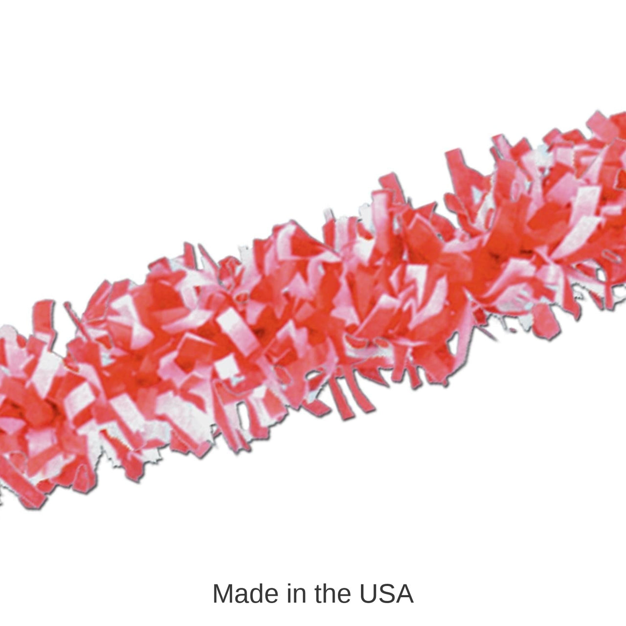 24 Pack Bulk Valentine's Day Tissue Festooning - red/white