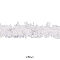 24 Pack Bulk Tissue Party Festooning - white