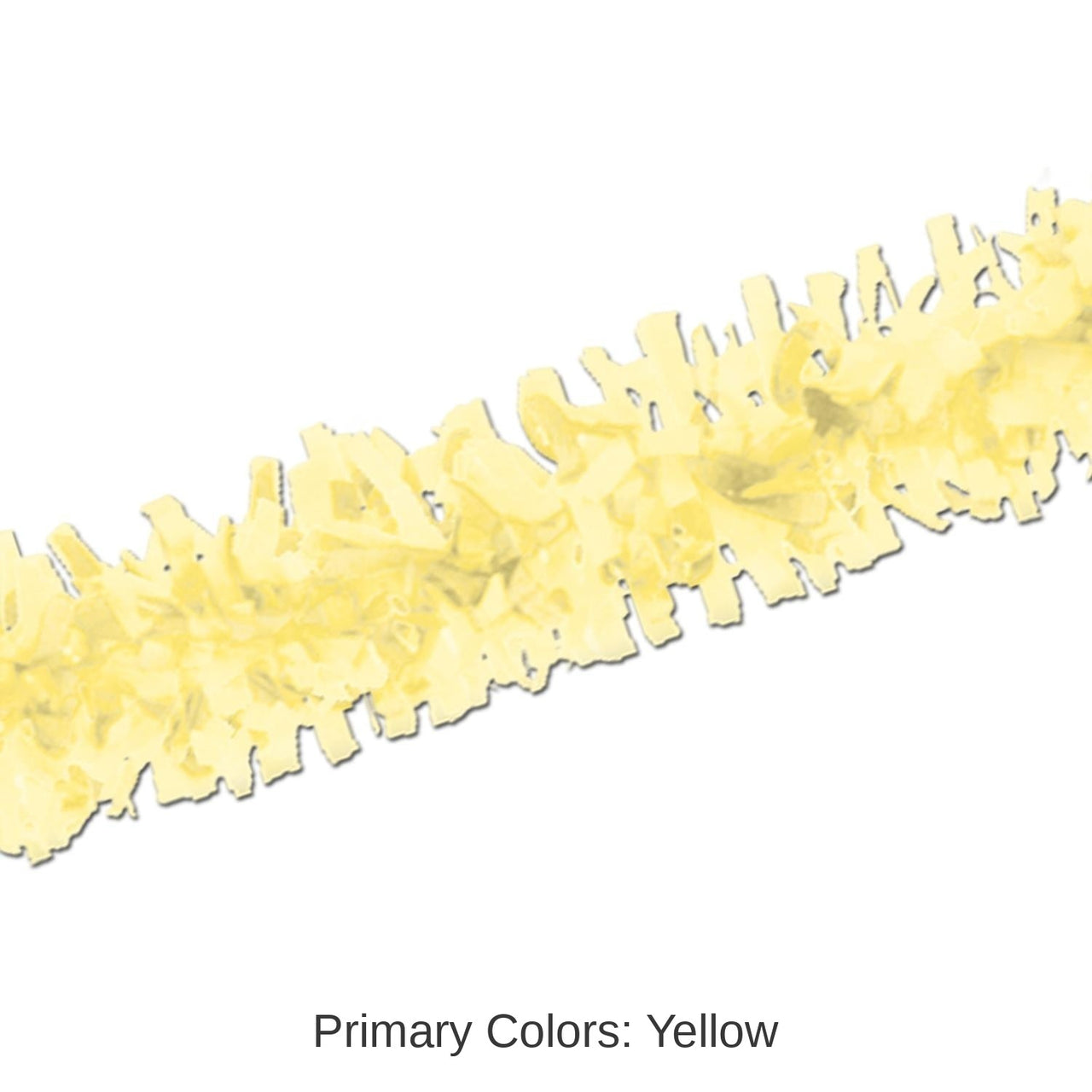 24 Pack Bulk Tissue Party Festooning - yellow