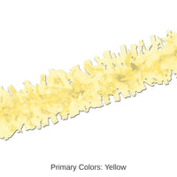 24 Pack Bulk Tissue Party Festooning - yellow