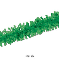 12 Piece Bulk Pkgd Party Tissue Festooning - green