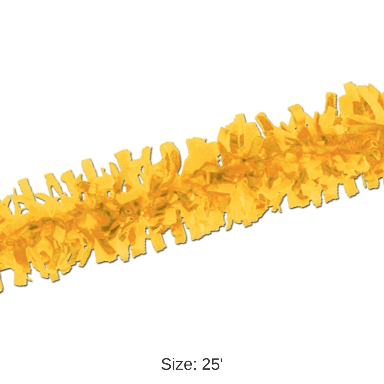 12 Piece Bulk Pkgd Party Tissue Festooning - golden-yellow