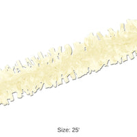 12 Piece Bulk Pkgd Party Tissue Festooning - ivory