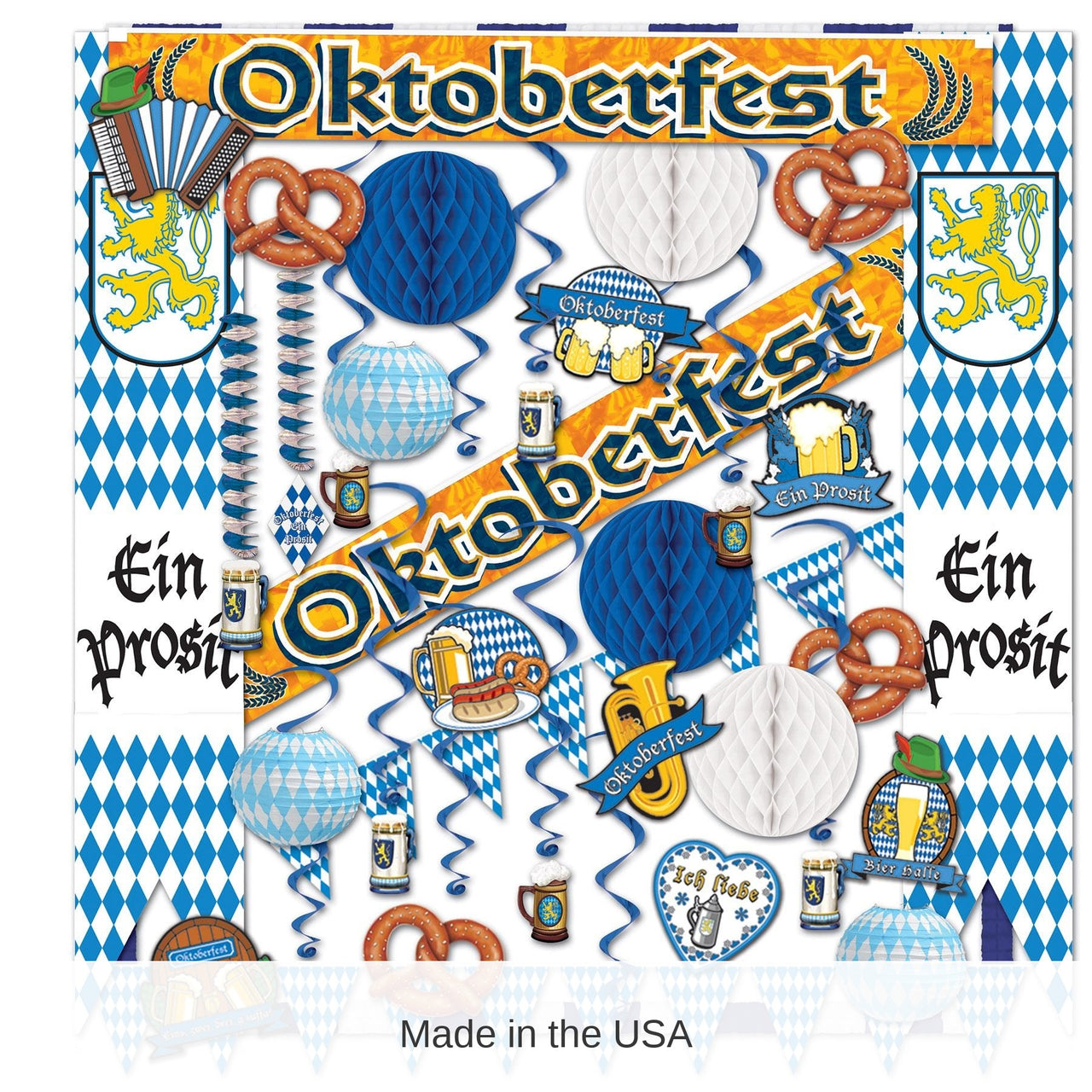 Bulk 42 Piece Oktoberfest Decorating Kit