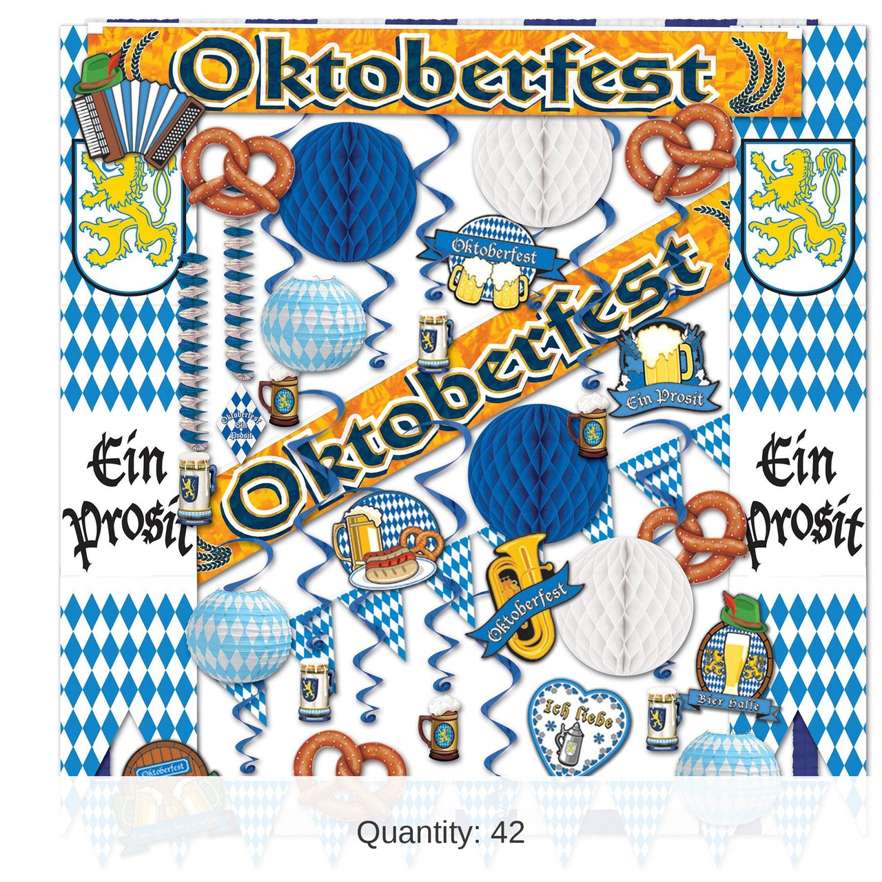 Bulk 42 Piece Oktoberfest Decorating Kit