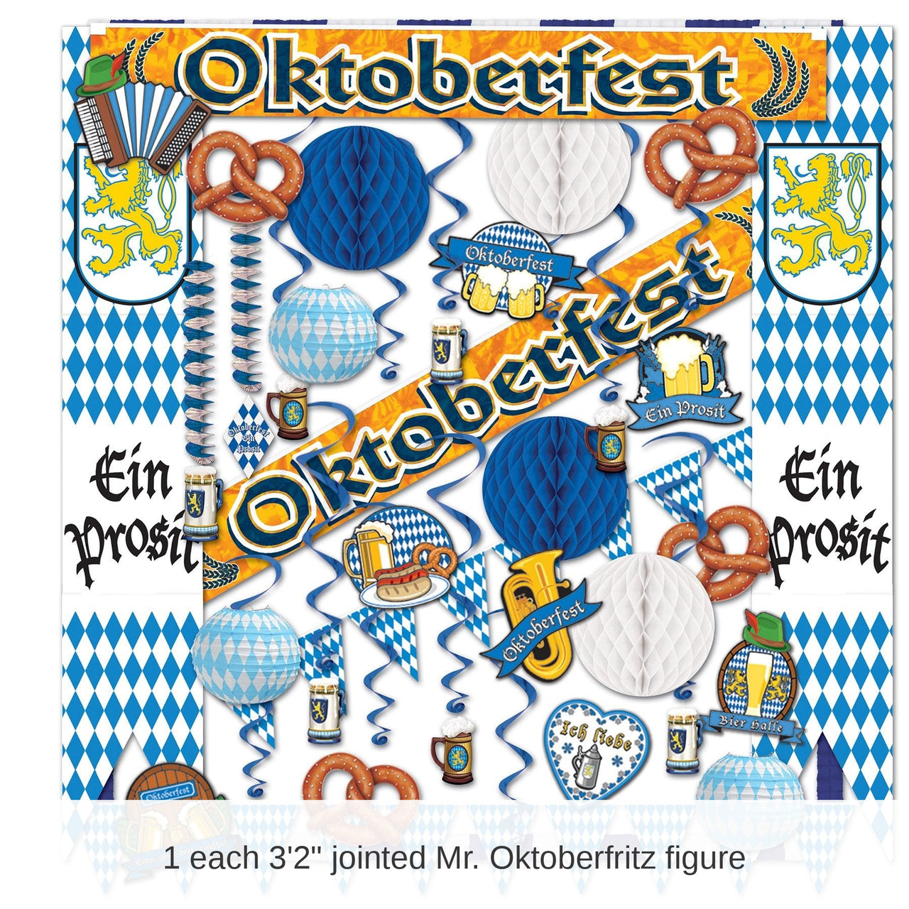 Bulk 42 Piece Oktoberfest Decorating Kit