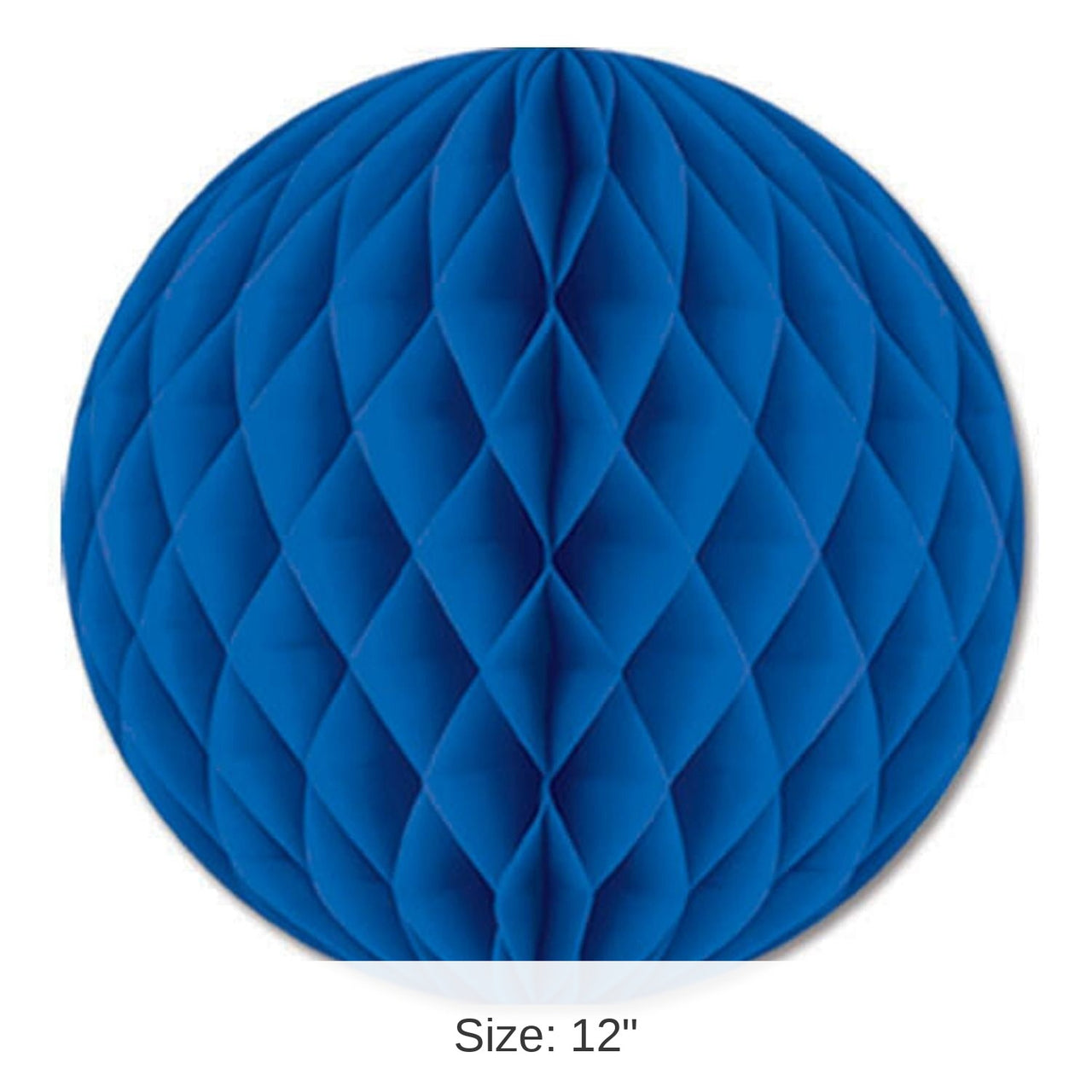 24 Pack Bulk Party Tissue Ball - blue