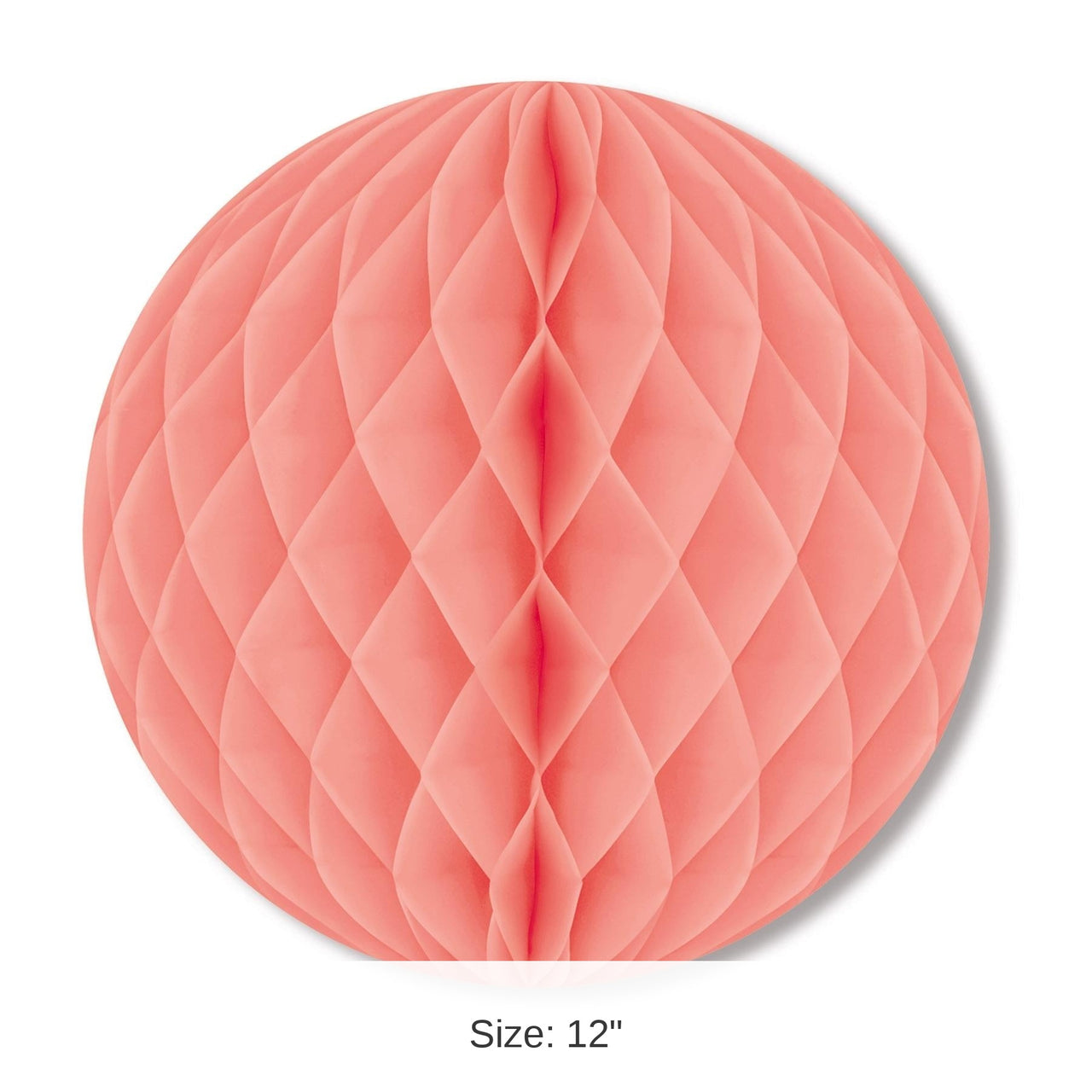 24 Pack Bulk Party Tissue Ball - blush pink