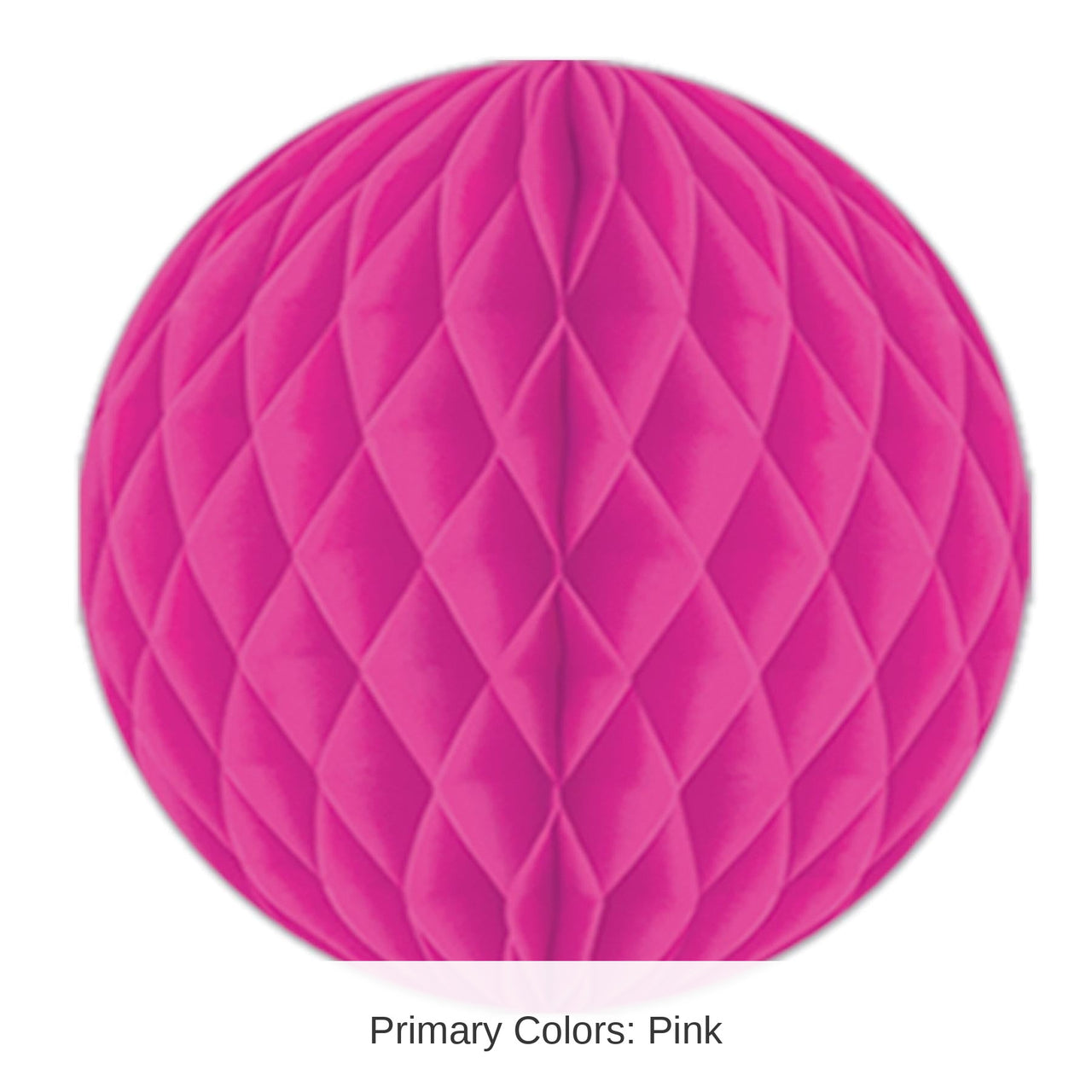 24 Pack Bulk Party Tissue Ball - cerise