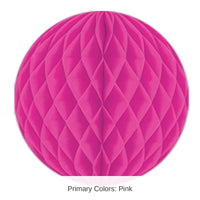 24 Pack Bulk Party Tissue Ball - cerise