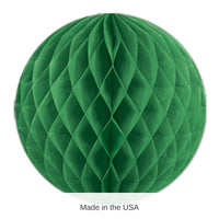 24 Pack Bulk Party Tissue Ball - green