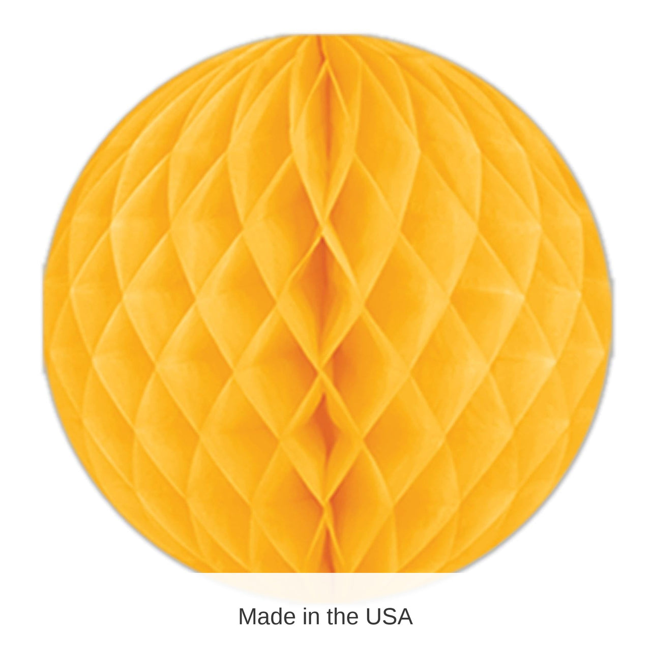 24 Pack Bulk Party Tissue Ball - golden-yellow