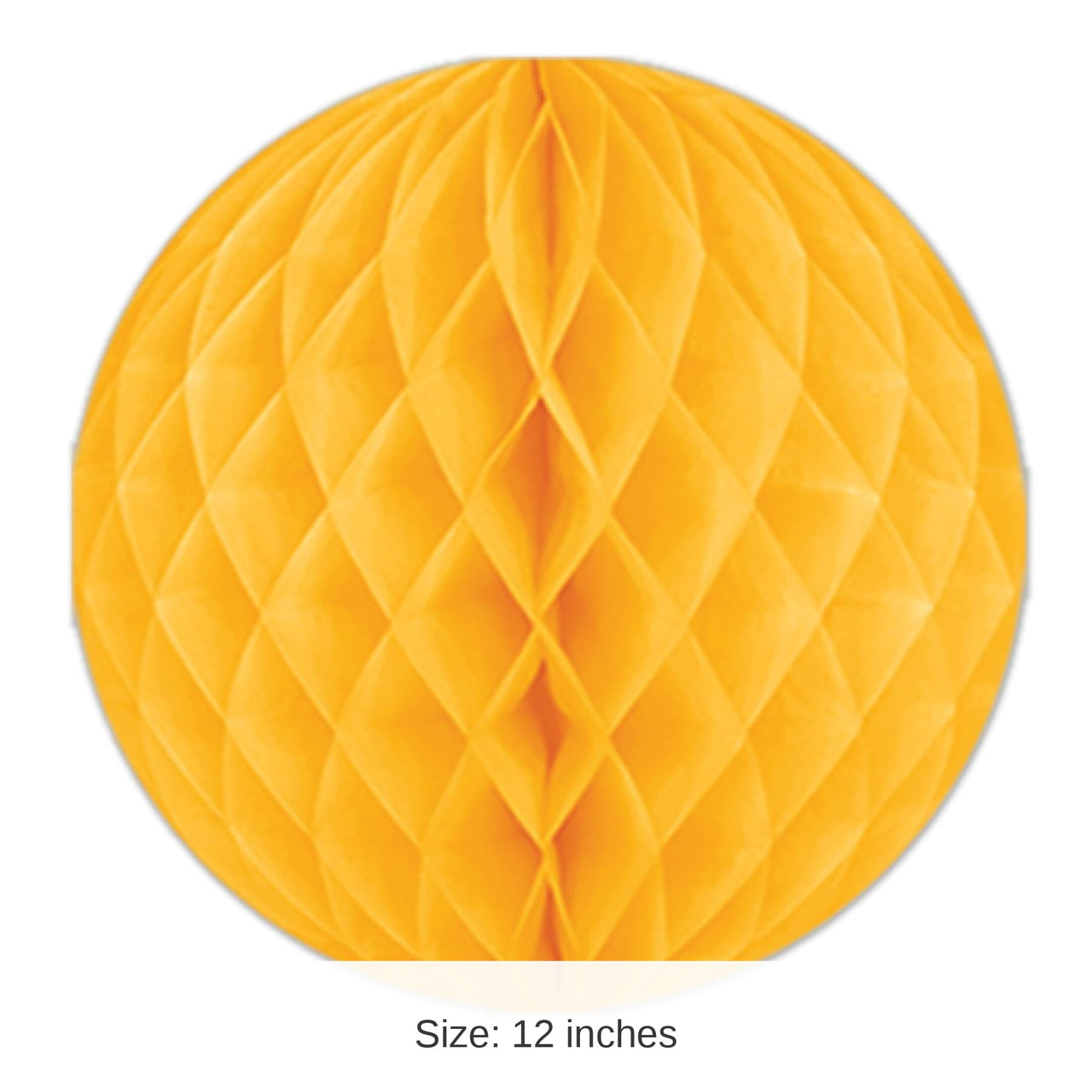24 Pack Bulk Party Tissue Ball - golden-yellow