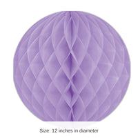 24 Pack Bulk Party Tissue Ball - lavender