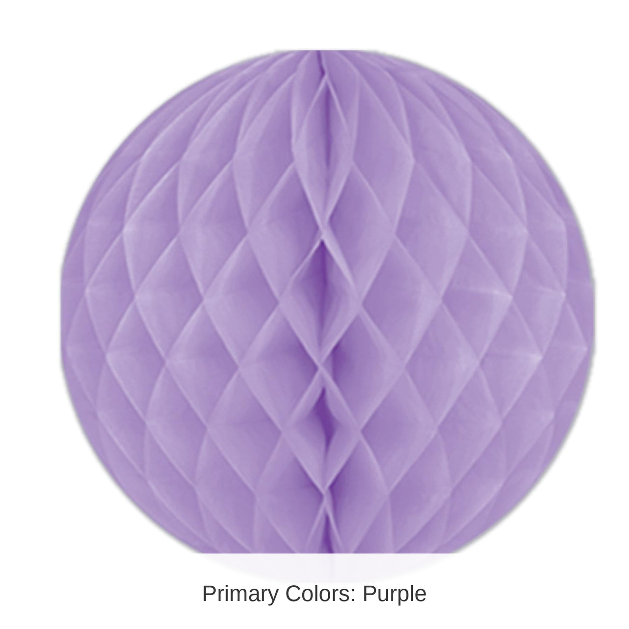 24 Pack Bulk Party Tissue Ball - lavender