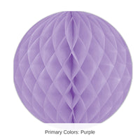 24 Pack Bulk Party Tissue Ball - lavender