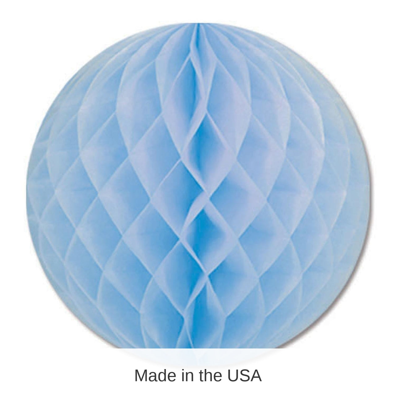 24 Pack Bulk Party Tissue Ball - Light blue