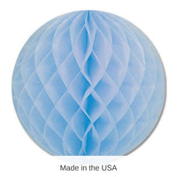 24 Pack Bulk Party Tissue Ball - Light blue