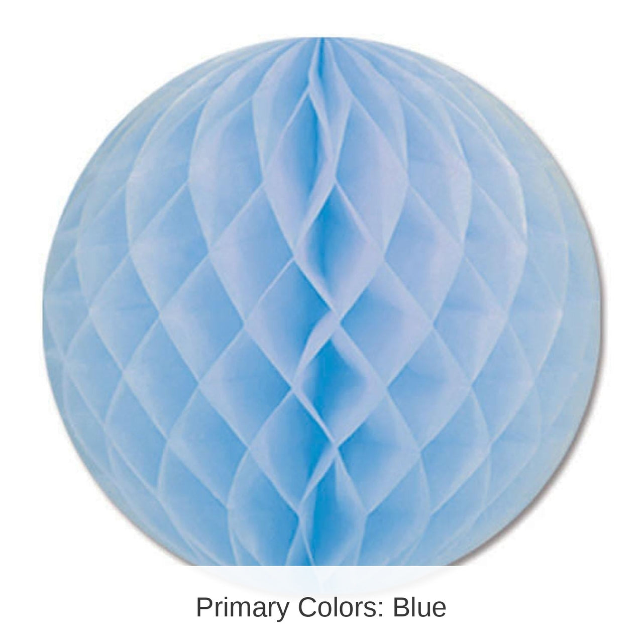 24 Pack Bulk Party Tissue Ball - Light blue