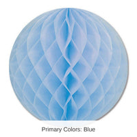 24 Pack Bulk Party Tissue Ball - Light blue