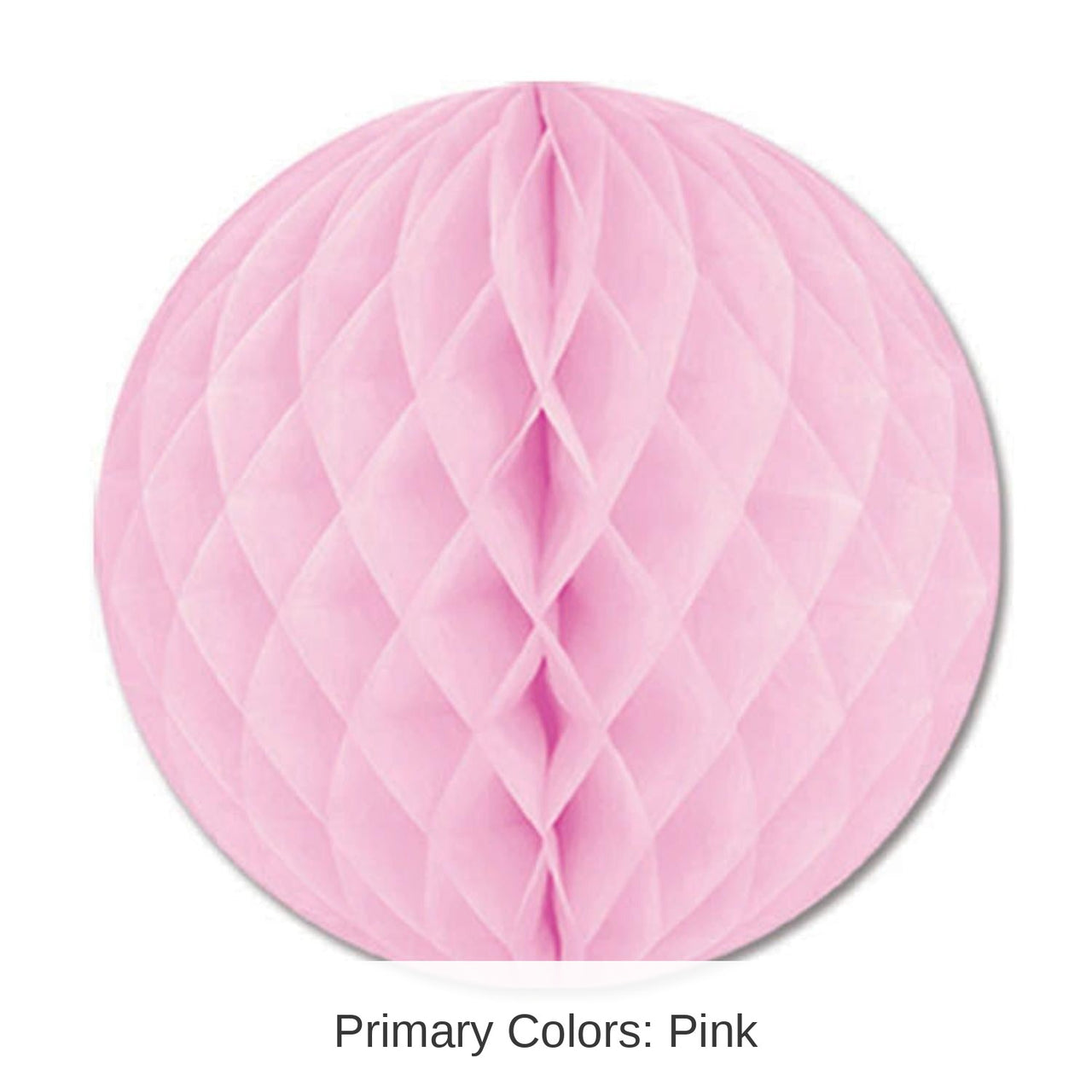 24 Pack Bulk Party Tissue Ball - pink